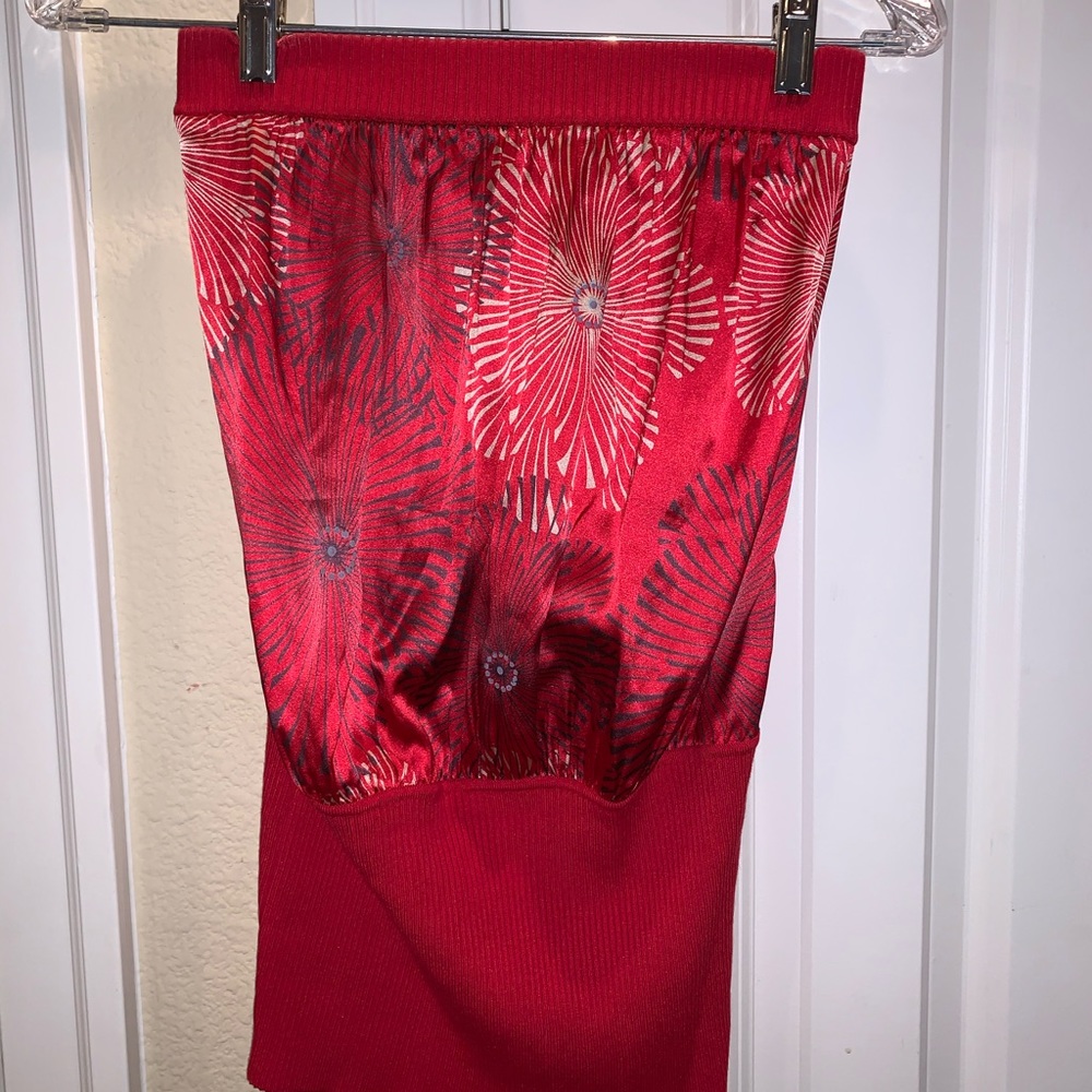 Bebe silk tube top